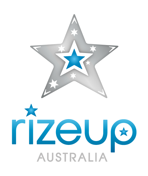 Rize Up Australia logo by Julie McCoy (McCombe)