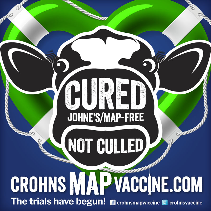 Crohn's MAP Vaccine Facebook Campaign - CURED NOT CULLED
