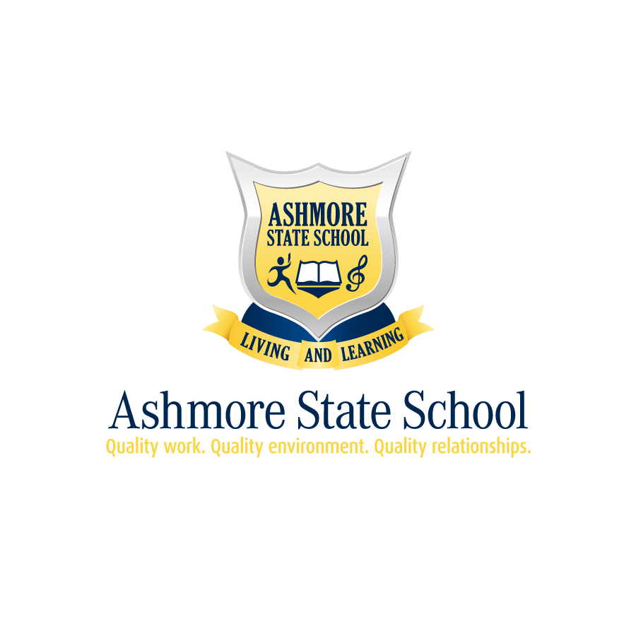 Ashmore State High School rebranding, logo design by Julie McCombe