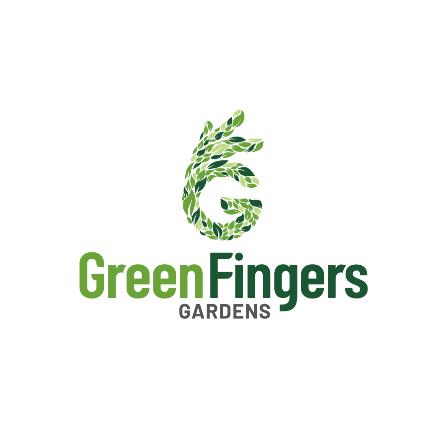 Green Fingers Gardening Logo Design