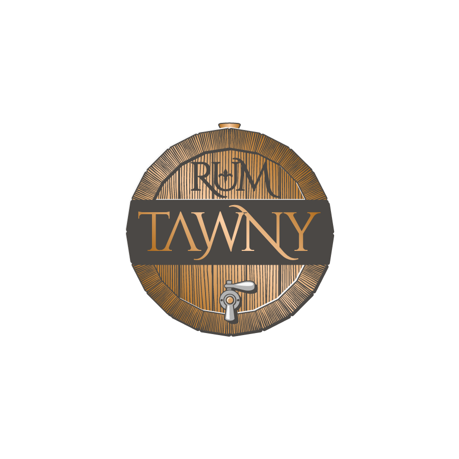 Rum Tawny Logo Design for Lord Byron Distillery