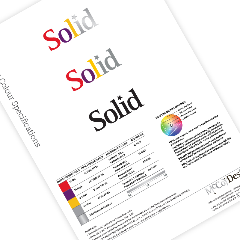 SolID Logo Design and Colour Specs