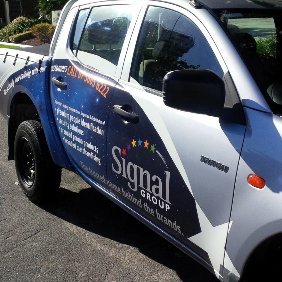 Signal Group Vehicle Wrap Design