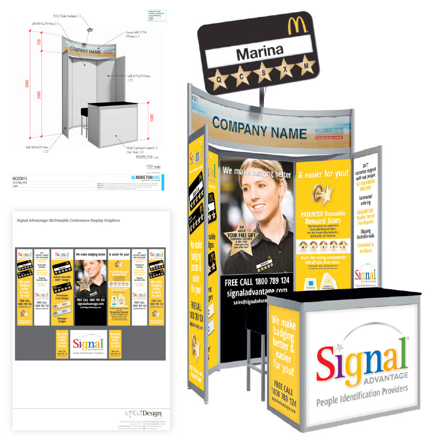 Signal Advantage McDonalds Trade Show Booth Design