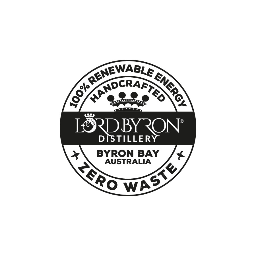 Lord Byron Distillery Badge Logo Design