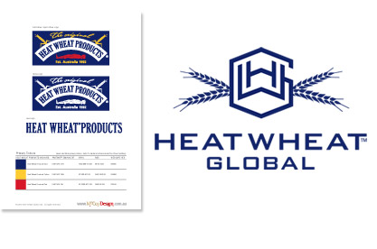 Heat Wheat Global Logo Design