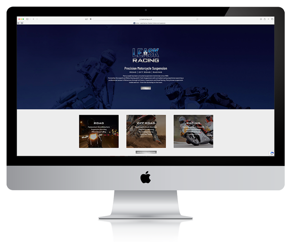 Leask Racing Web Development UK