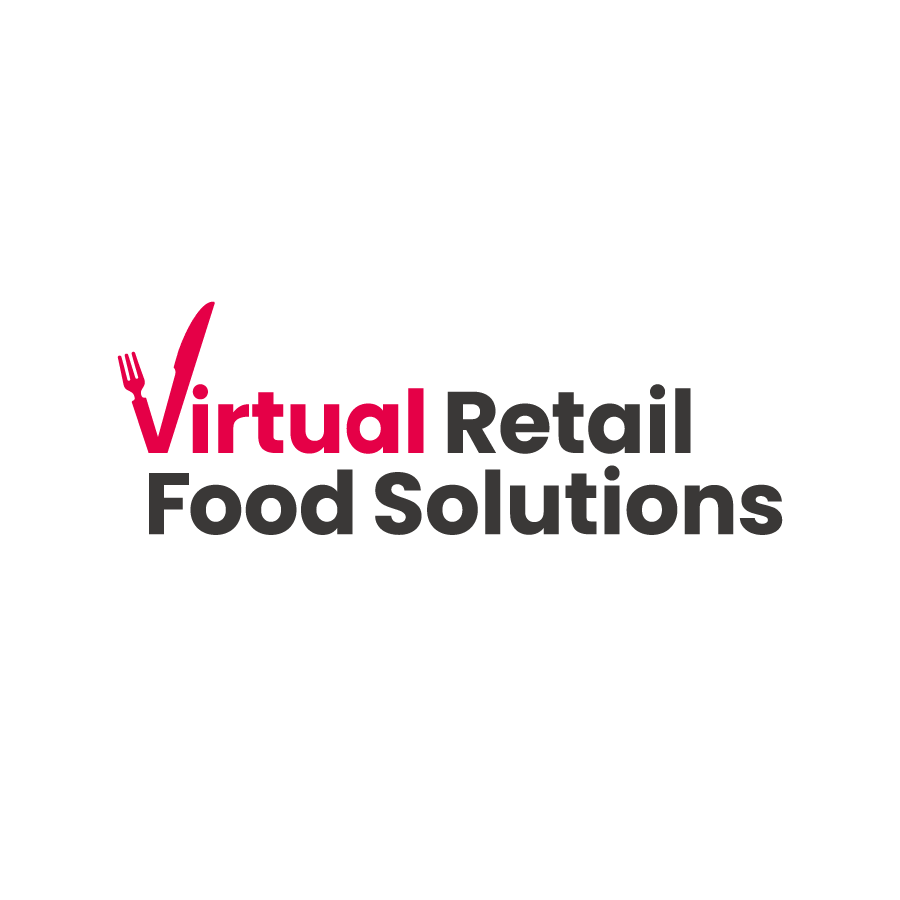 Virtual Retail Food Solutions Logo Design