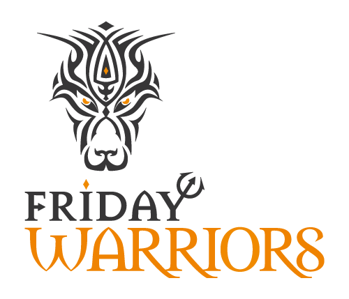 Friday Warriors Logo Design by Julie McCombe, Stubborn Creative