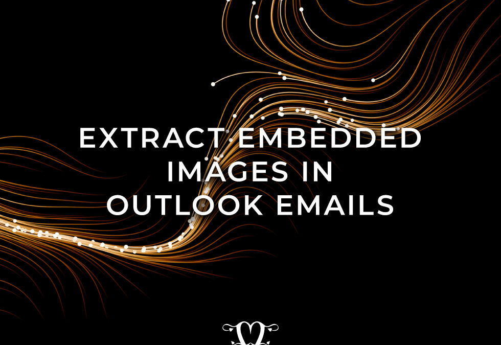 Extract an embedded image in an Outlook email